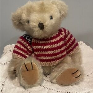Patriotic  Teddy Bear vintage like new Mitchell Bear